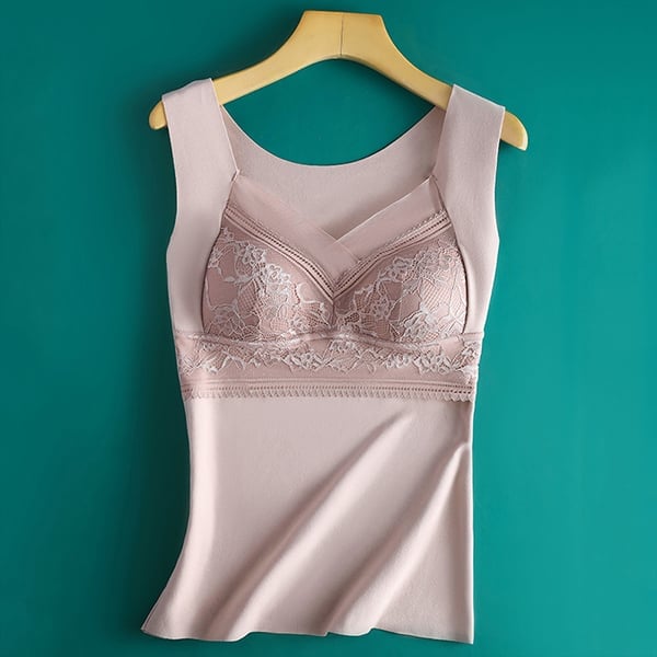 LAST DAY🎉Buy 1 Get 2 Free(Add 3 pcs to cart)⚡2-in-1 Built-in Bra Thermal Underwear
