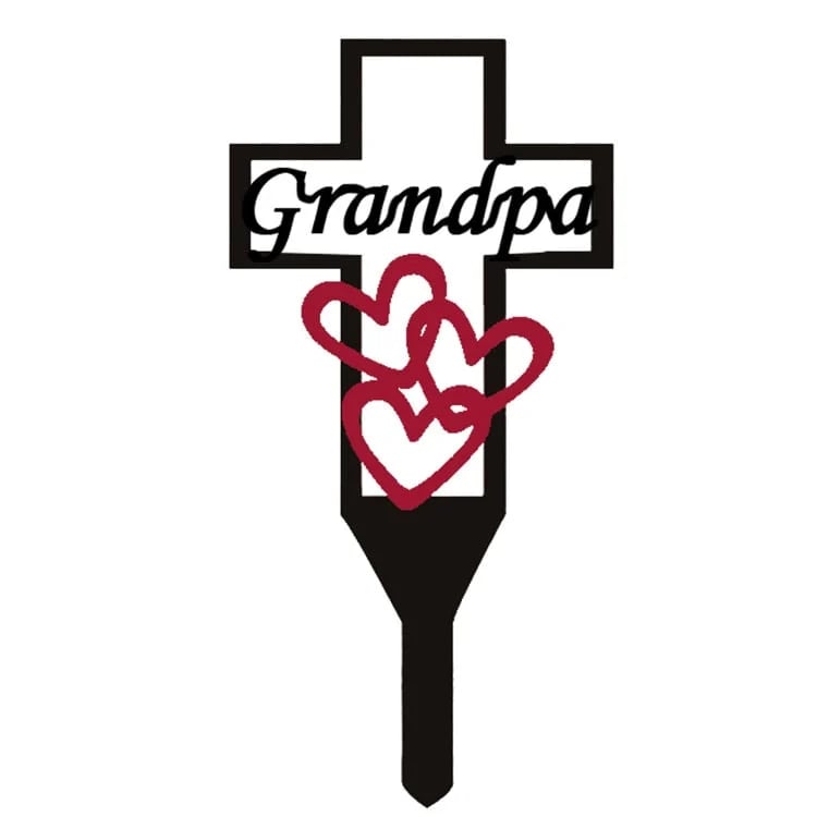 Memorial Day Sale 47%OFF - Cemetery Memorial Cross Stake for Parents