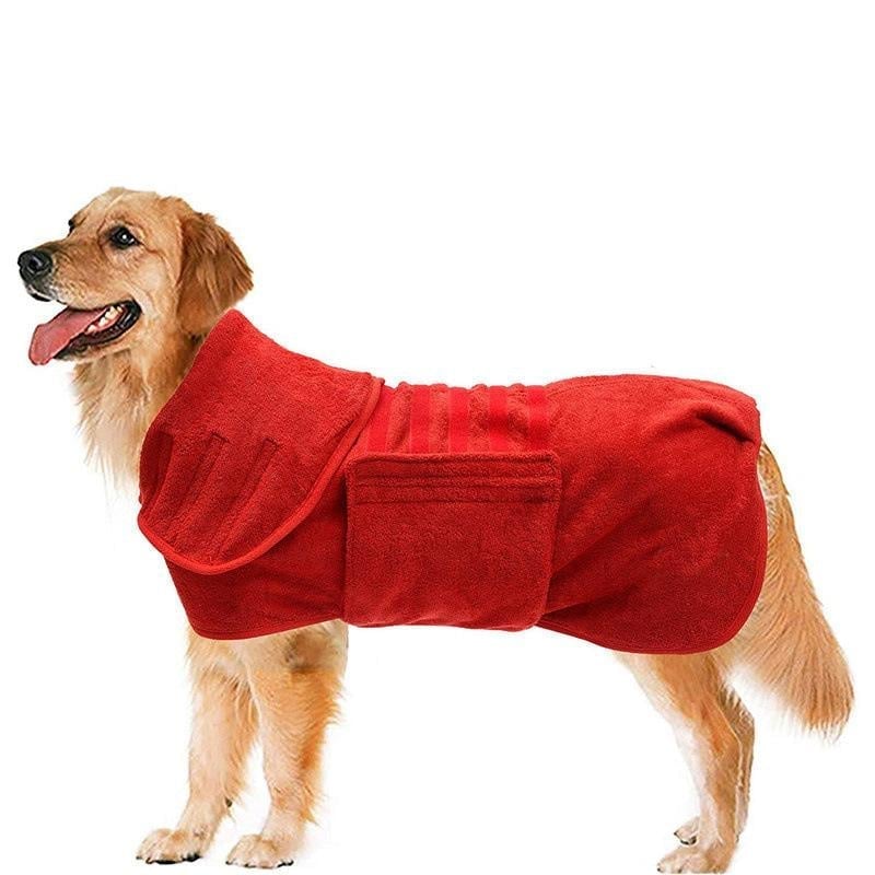 🎄Super absorbent pet bathrobe