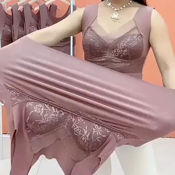LAST DAY🎉Buy 1 Get 2 Free(Add 3 pcs to cart)⚡2-in-1 Built-in Bra Thermal Underwear