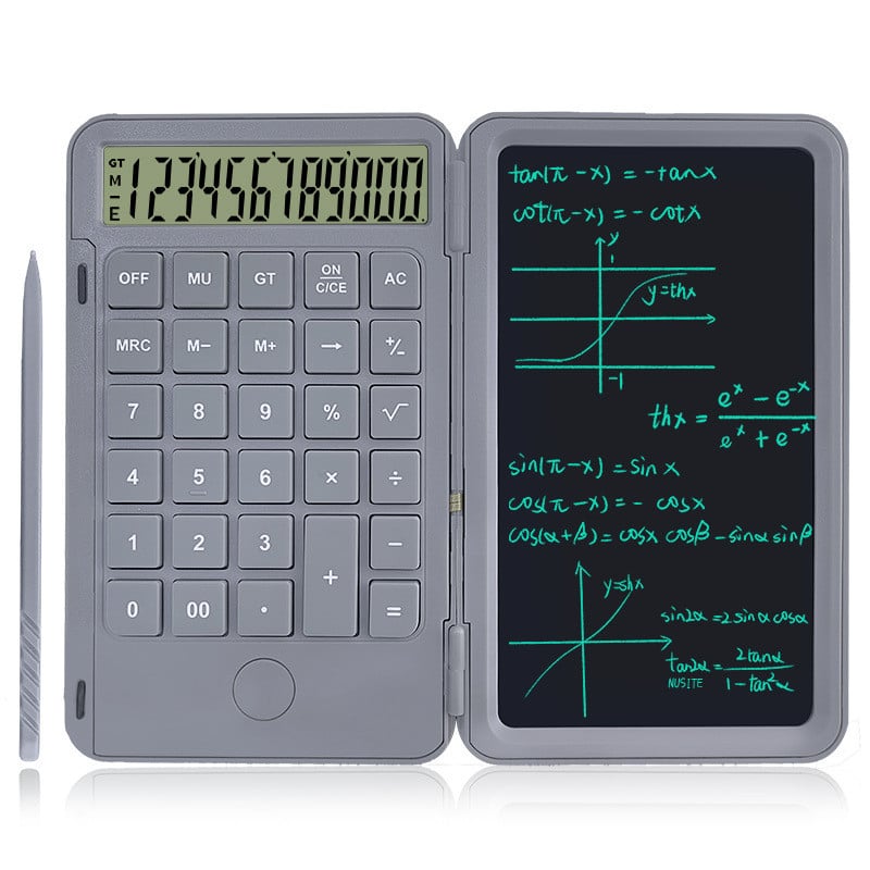 Electronic sketchpad calculator