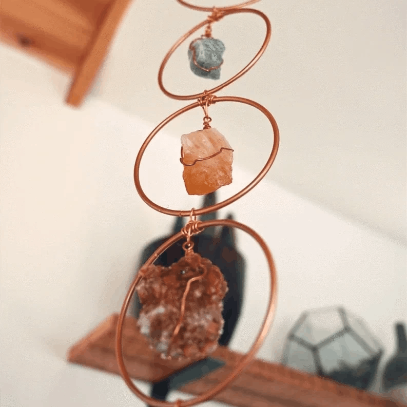🔥Last Day Promotion -49% OFF🔥 Raw Crystal 7 Chakra Gemstone Wall Decor