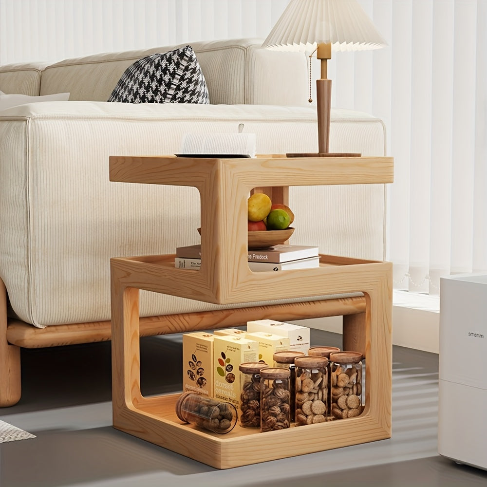 1pc, Light Luxury High-end Feeling Bedside Cabinet, Modern And Simple Bedside Table