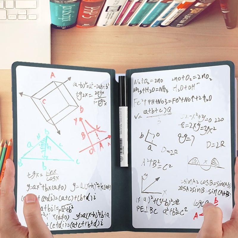 Smart Reusable Leather Notebook