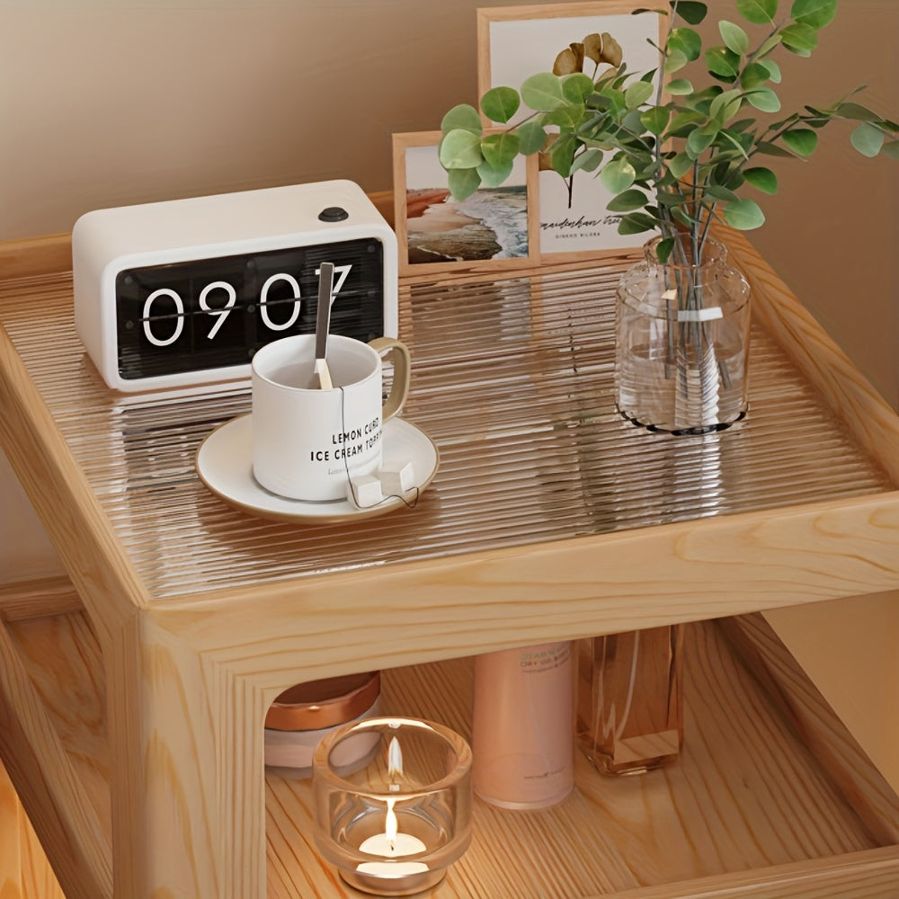 1pc, Light Luxury High-end Feeling Bedside Cabinet, Modern And Simple Bedside Table