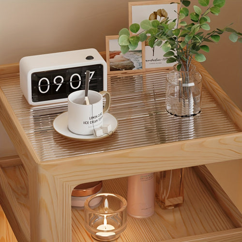 1pc, Light Luxury High-end Feeling Bedside Cabinet, Modern And Simple Bedside Table