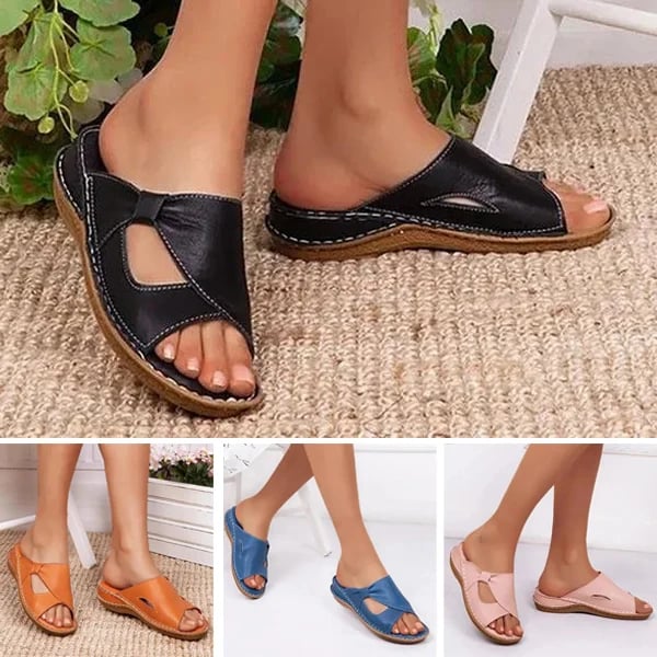 🔥49%🔥2024 Women Casual Summer Daily Comfy Slip On Sandals