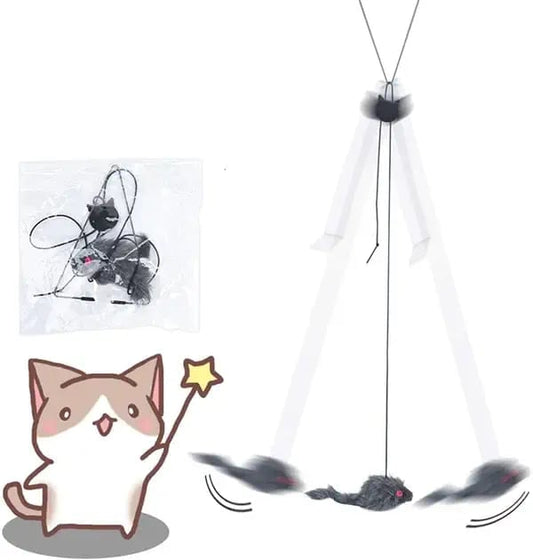 🎁🔥A-Door-Able Bouncing Mouse Cat Toy😻