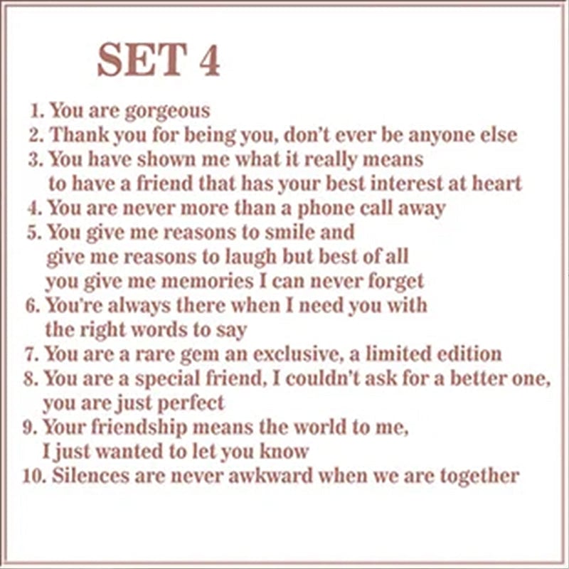 🔥 BIG SALE - HALF PRICE🔥🔥"Reasons Why You Are My Friend" Friendship Gift