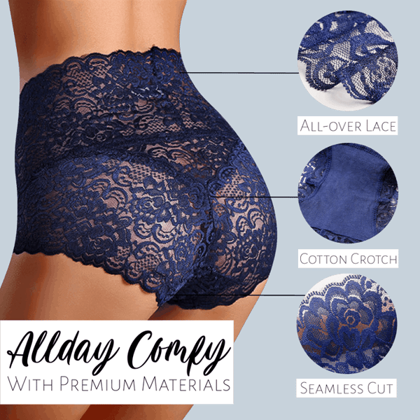 🌸💖Buy 4 Get 8 Free 💕High-waisted  Sexy Lace Panties