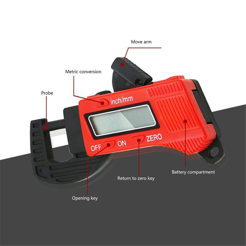 (🔥Hot Sale-48% OFF) Electronic Thickness Gauge⚡ BUY 2 GET 1 FREE