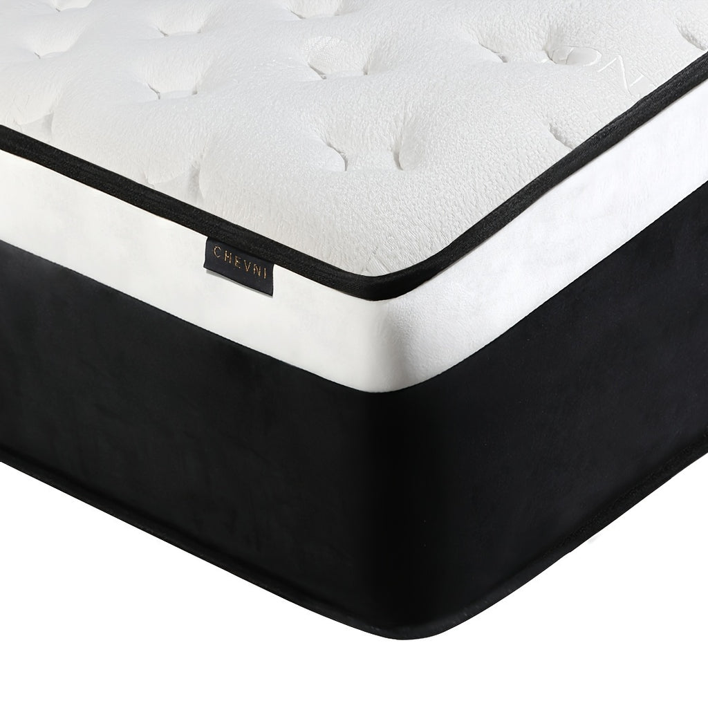 12 Inch Twin\u002FFull\u002FQueen\u002FKing Mattress in a Box - Memory Foam & Pocket Spring Hybrid Bed with Fire-Resistant Cover, Medium Firm, Easy Setup, No Box Spring\u002FFoundation Needed, Modern Bed for s & Rooms, Durable Nylon Base