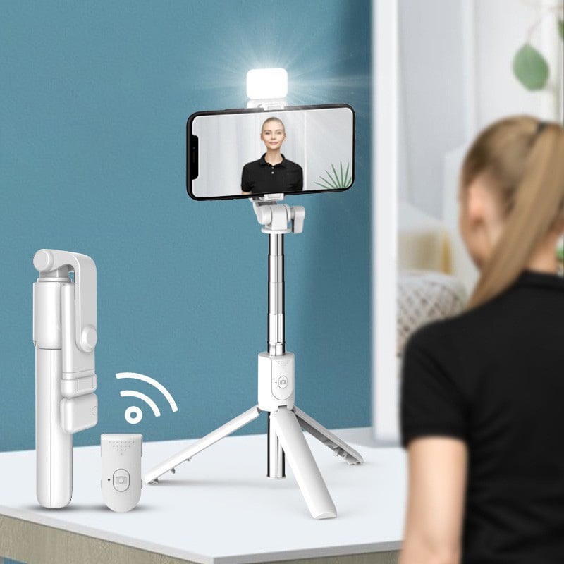 New 6 In 1 Wireless Bluetooth Selfie Stick